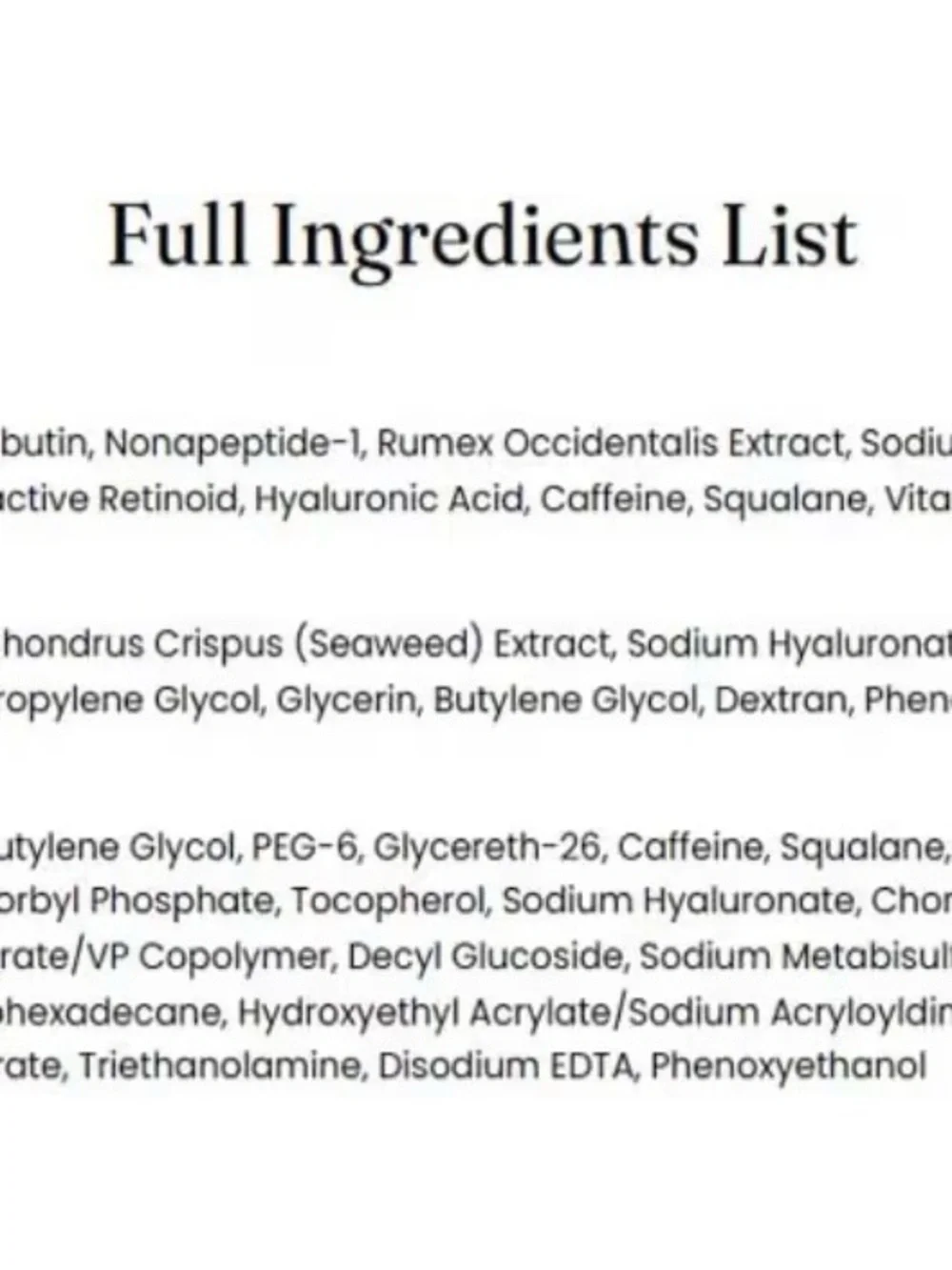 USRx Alpha Arbutin + 1% Retinoid Serum Duo — Green NIB